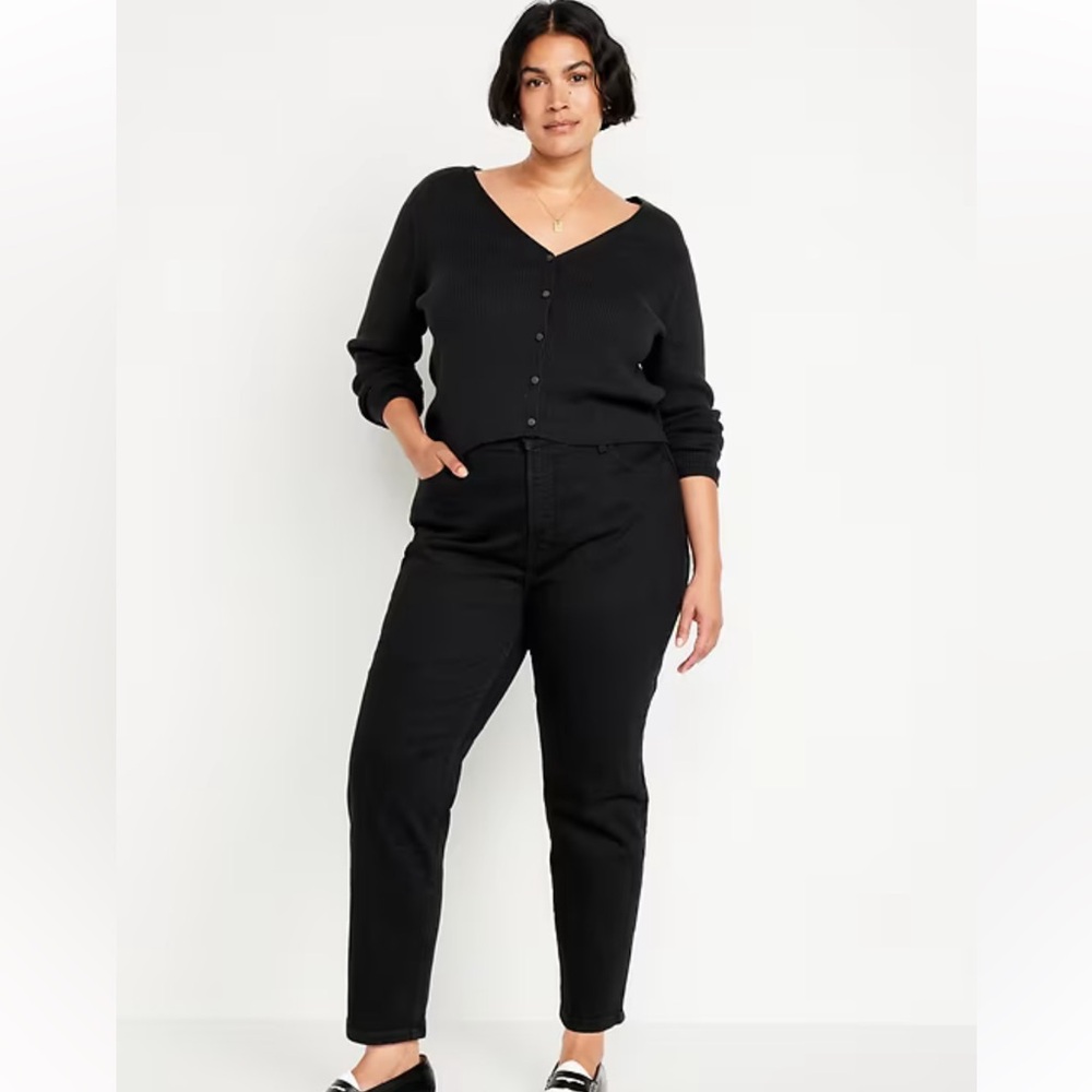 Old Navy Black High-Rise O.G. Straight ankle jeans plus size 20